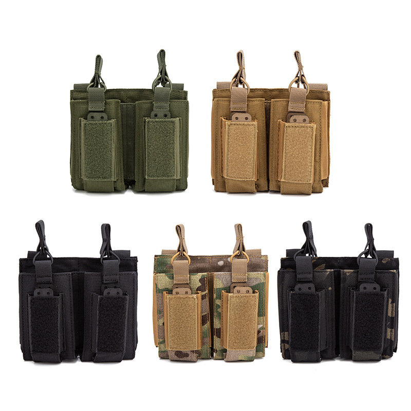 Edc Carry Fanny Pack - M4 M14 M16 Molle Double Magazine