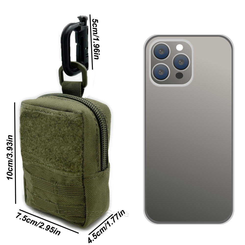 Tactical Mini MOLLE Pouch Comp - Edc Carry Fanny Pack recension och pris